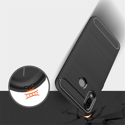 Husa pentru Huawei P20 Lite, Techsuit, Carbon, Neagra