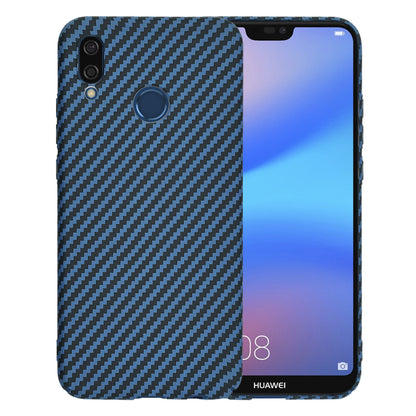 Husa pentru Huawei P20 Lite, Techsuit, Carbonite FiberShell, Turcoaz