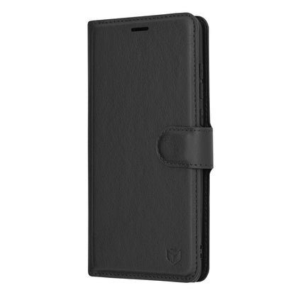 Husa pentru Huawei P20 Pro, Techsuit, Leather Folio, Neagra