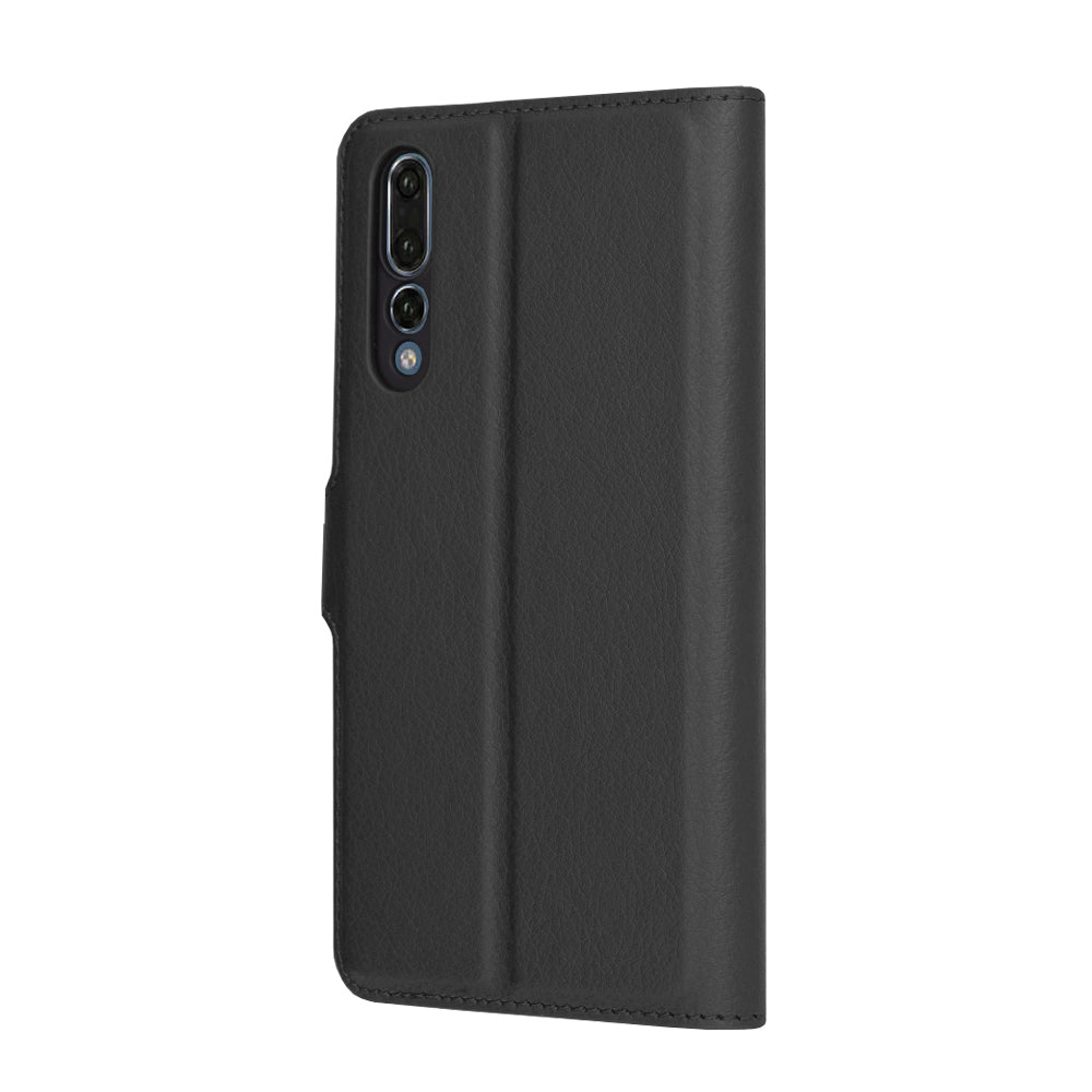 Husa pentru Huawei P20 Pro, Techsuit, Leather Folio, Neagra