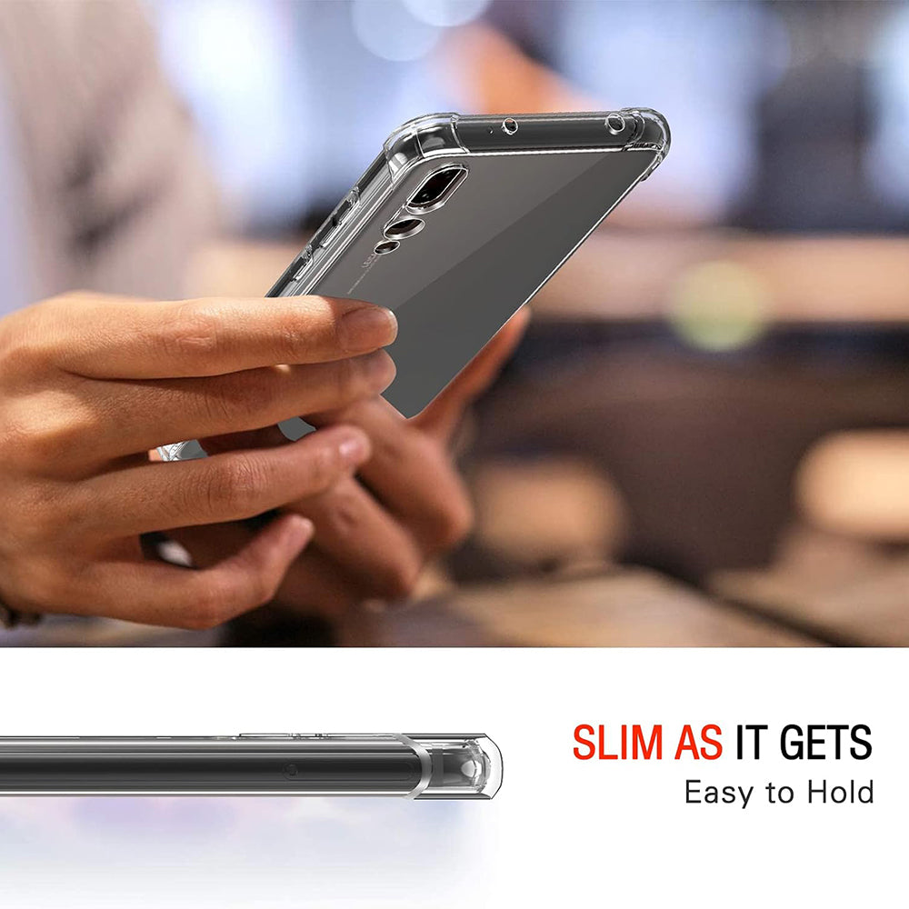 Husa pentru Huawei P20 Pro, Techsuit, Shockproof Clear, Transparenta