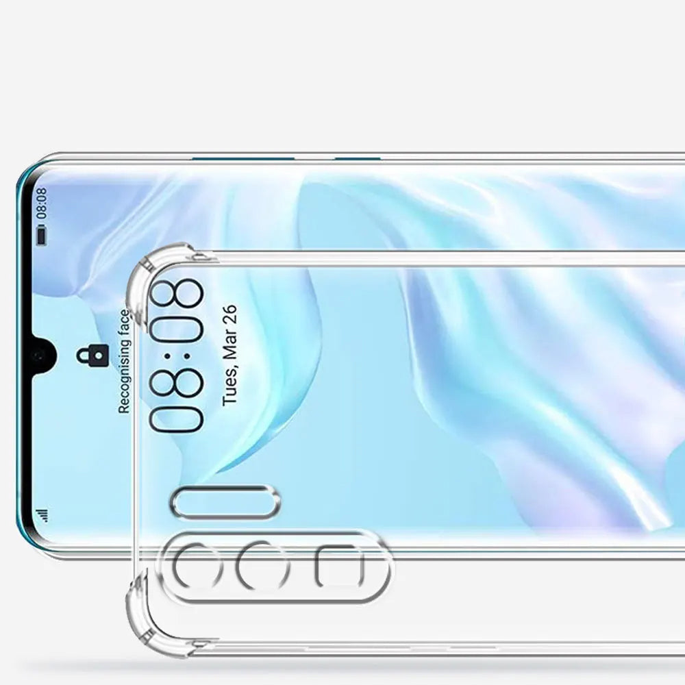 Husa pentru Huawei P30 Pro New Edition / P30 Pro, Techsuit, Shockproof Clear, Transparenta