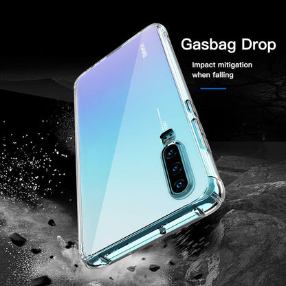 Husa pentru Huawei P30, Techsuit, Shockproof Clear, Transparenta