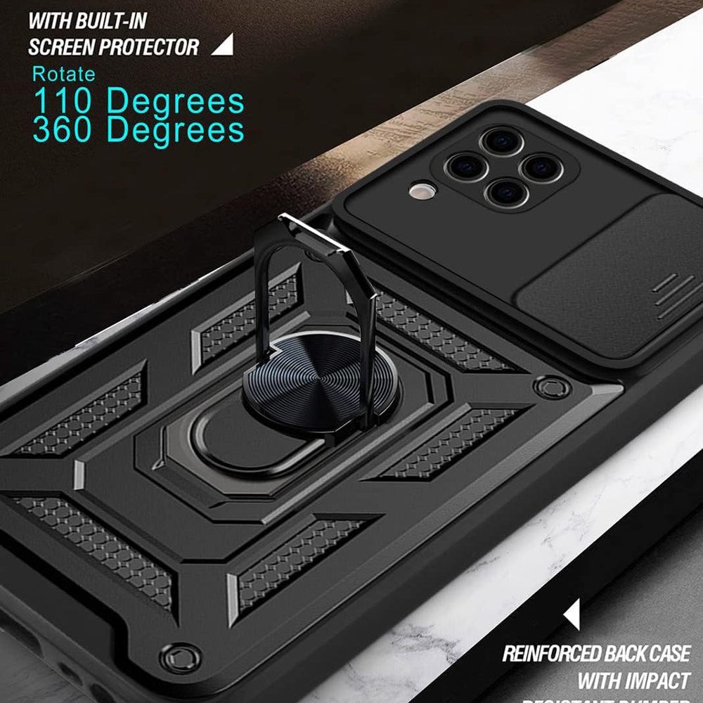 Husa pentru Huawei P40 lite 4G, Techsuit, CamShield, Neagra