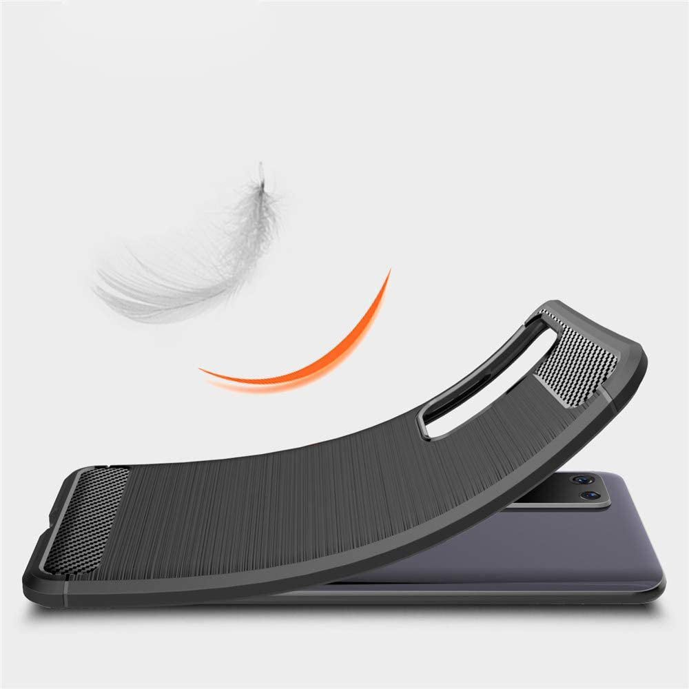 Husa pentru Huawei P40 Pro, Techsuit, Carbon, Neagra