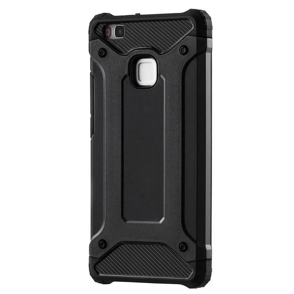 Husa pentru Huawei P9 lite (2016), Techsuit, Hybrid Armor, Neagra