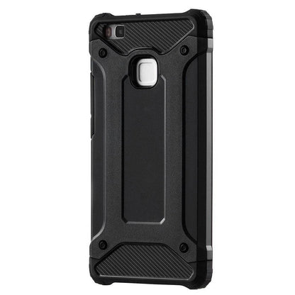 Husa pentru Huawei P9 lite (2016), Techsuit, Hybrid Armor, Neagra