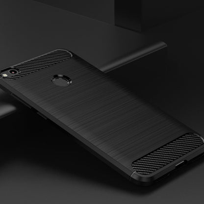 Husa pentru Huawei P9 Lite (2017) / P8 Lite (2017), Techsuit, Carbon, Neagra