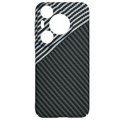 Husa pentru Huawei Pura 70 Pro, Techsuit, Carbonite FiberShell, Neagra Gri