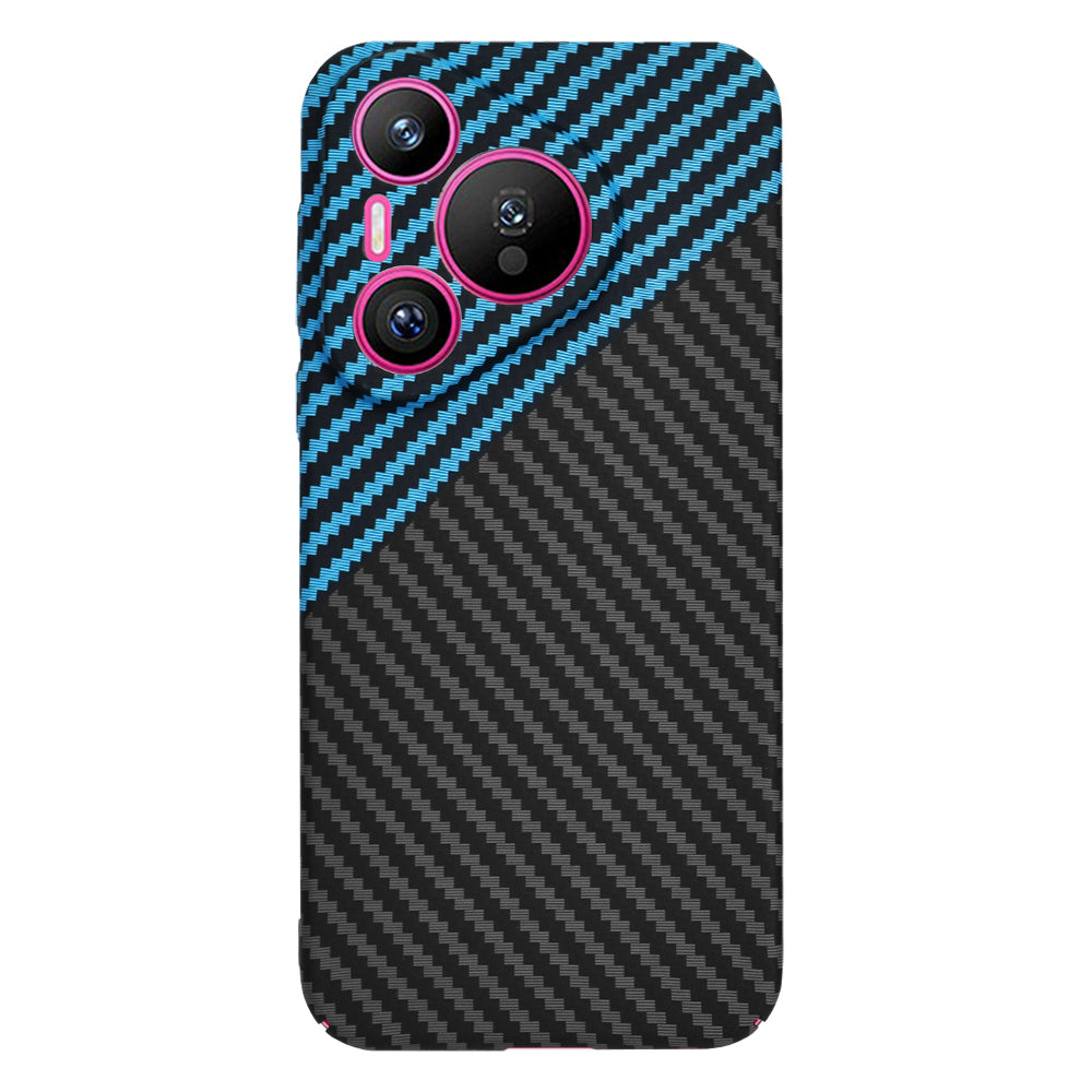 Husa pentru Huawei Pura 70, Techsuit, Carbonite FiberShell, Neagra Bleu