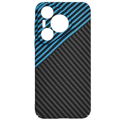 Husa pentru Huawei Pura 70, Techsuit, Carbonite FiberShell, Neagra Bleu
