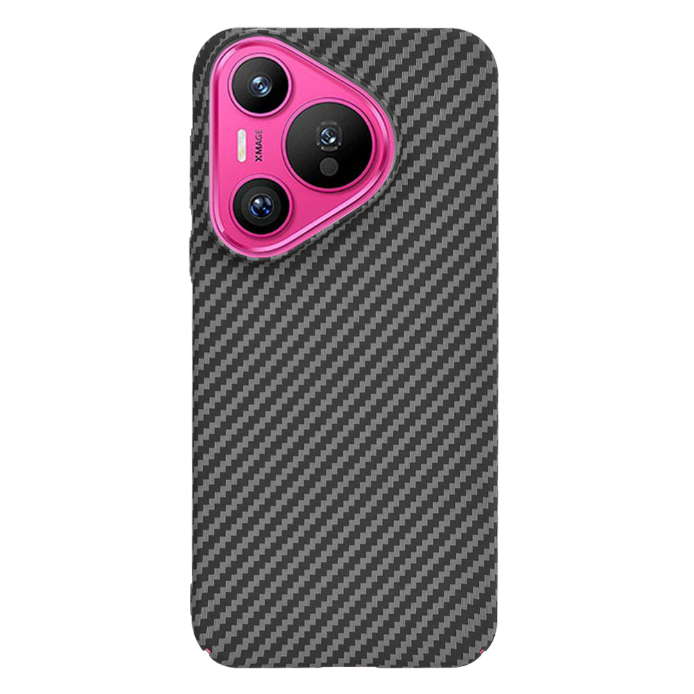 Husa pentru Huawei Pura 70, Techsuit, Carbonite FiberShell, Neagra