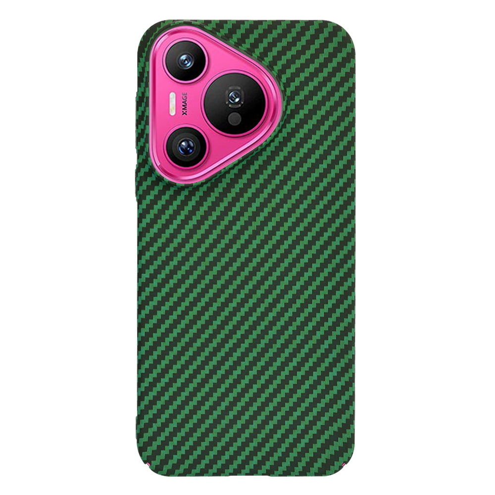 Husa pentru Huawei Pura 70, Techsuit, Carbonite FiberShell, Verde