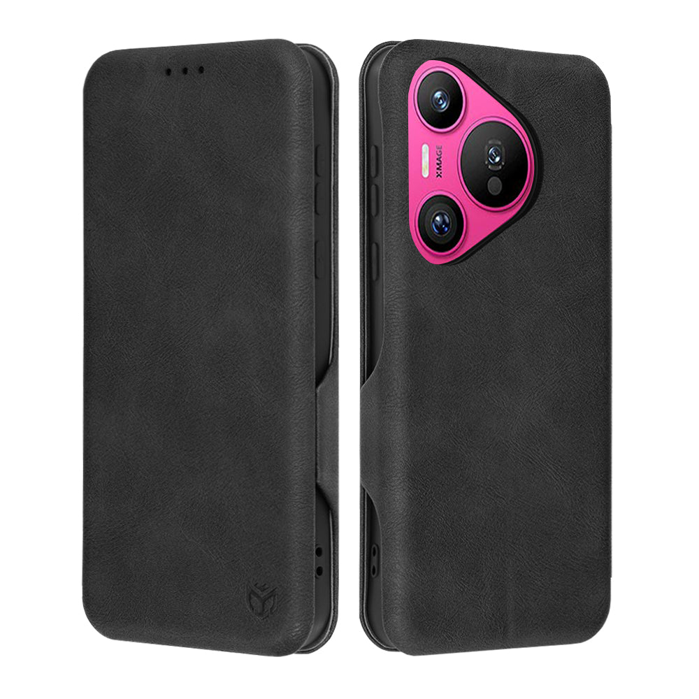 Husa pentru Huawei Pura 70, Techsuit, Safe Wallet Plus, Neagra