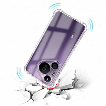 Husa pentru Huawei Pura 70, Techsuit, Shockproof Clear, Transparenta