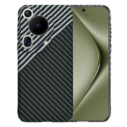 Husa pentru Huawei Pura 70 Ultra, Techsuit, Carbonite FiberShell, Neagra Gri