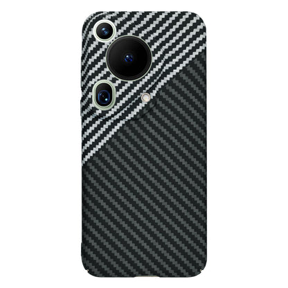 Husa pentru Huawei Pura 70 Ultra, Techsuit, Carbonite FiberShell, Neagra Gri