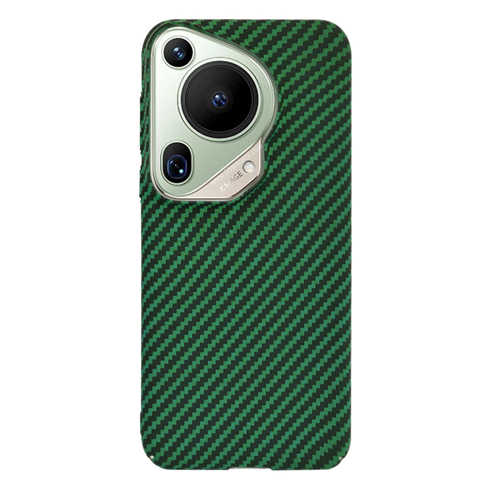 Husa pentru Huawei Pura 70 Ultra, Techsuit, Carbonite FiberShell, Verde