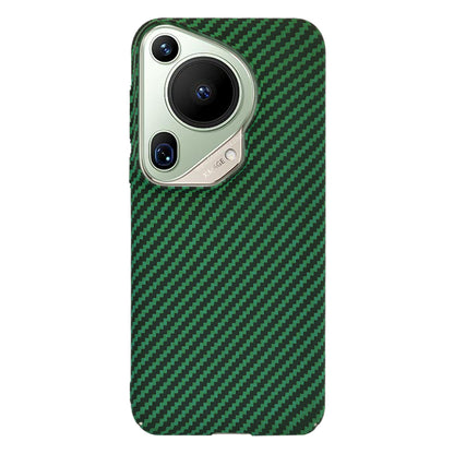 Husa pentru Huawei Pura 70 Ultra, Techsuit, Carbonite FiberShell, Verde
