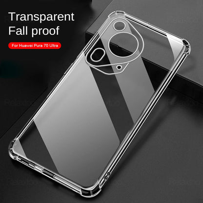 Husa pentru Huawei Pura 70 Ultra, Techsuit, Shockproof Clear, Transparenta