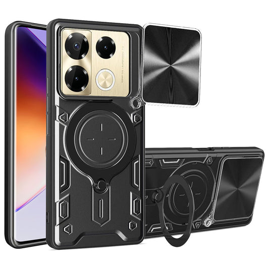 Husa pentru Infinix Note 40 Pro+, Techsuit, CamGuard Pro, Neagra