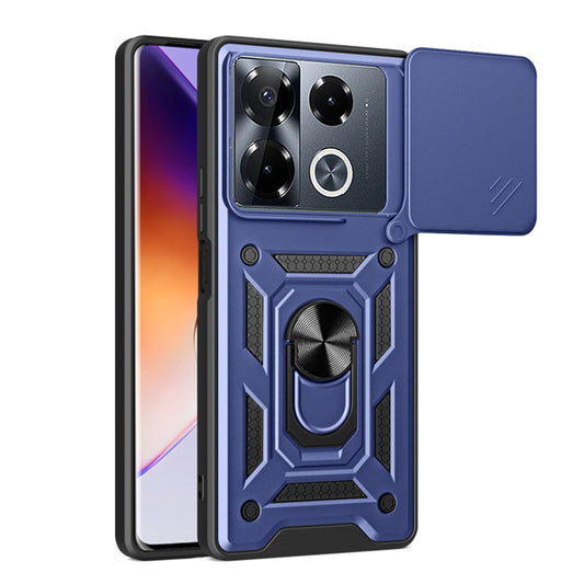 Husa pentru Infinix Note 40 Pro+, Techsuit, CamShield, Albastra