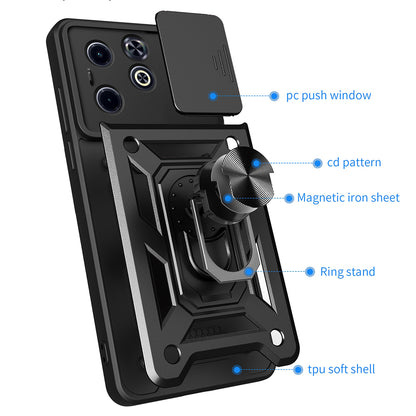 Husa pentru Infinix Smart 8 / Hot 40i, Techsuit, CamShield, Verde