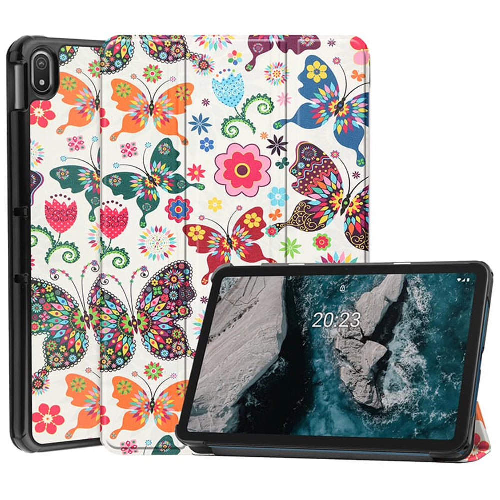 Husa pentru Lenovo Idea Tab 11, Techsuit, FoldPro Butterfly, Multicolor