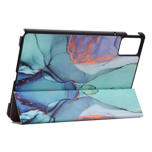Husa pentru Lenovo Idea Tab 11, Techsuit, FoldPro Green Time, Multicolor