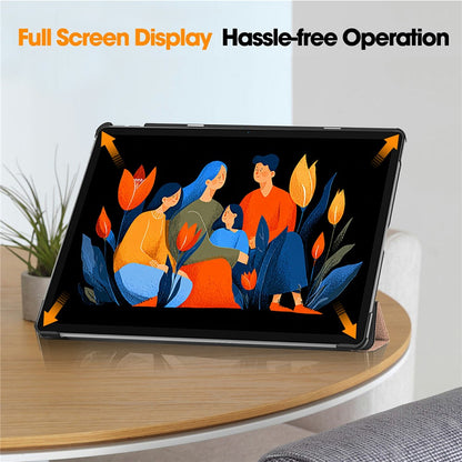 Husa pentru Lenovo Idea Tab Plus, Techsuit, FoldPro, Roz Aurie