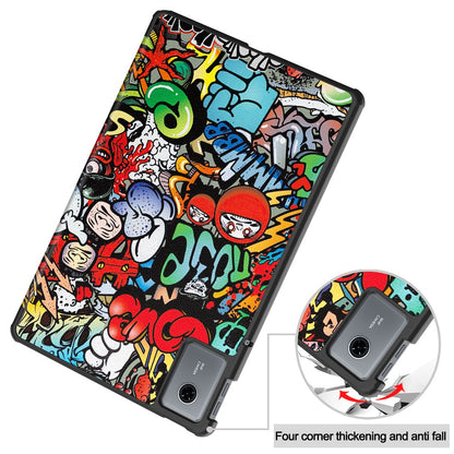 Husa pentru Lenovo Idea Tab Plus, Techsuit, FoldPro Urban Vibe, Multicolor