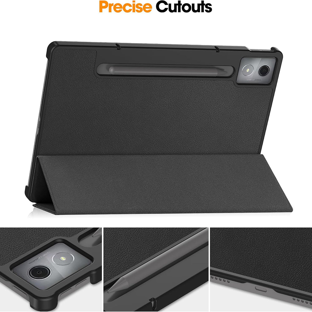 Husa pentru Lenovo Idea Tab Pro, Techsuit, FoldPro, Neagra