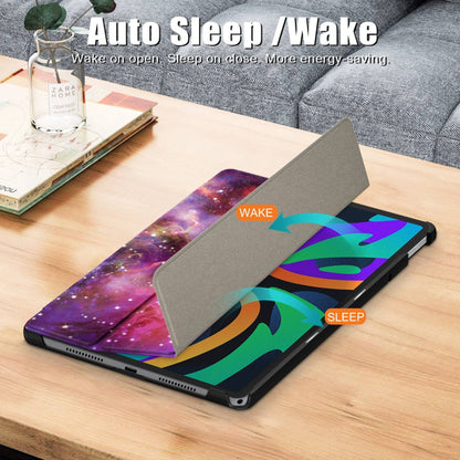 Husa pentru Lenovo Tab M11, Techsuit, FoldPro Galaxy, Multicolor