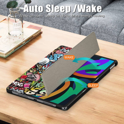 Husa pentru Lenovo Tab M11, Techsuit, FoldPro Urban Vibe, Multicolor