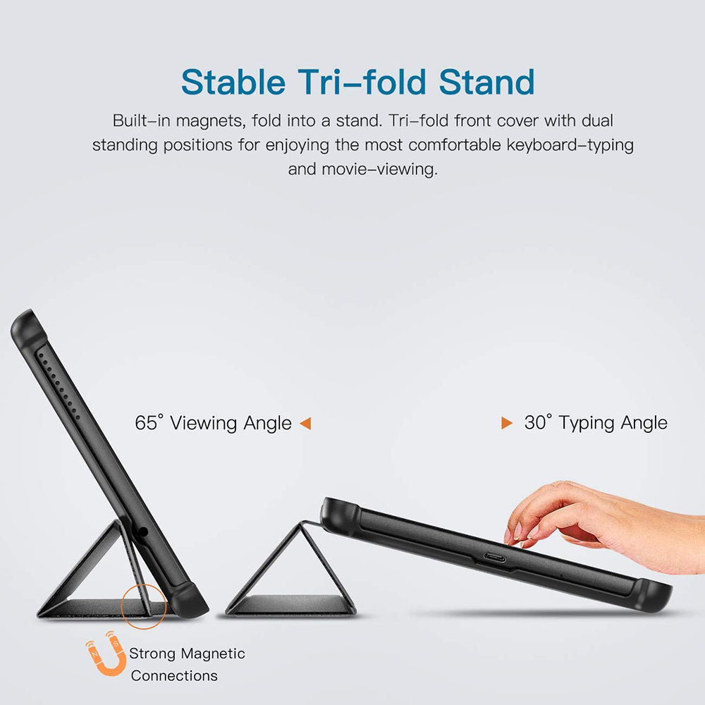 Husa pentru Lenovo Tab M8 (HD), Techsuit, FoldPro, Neagra
