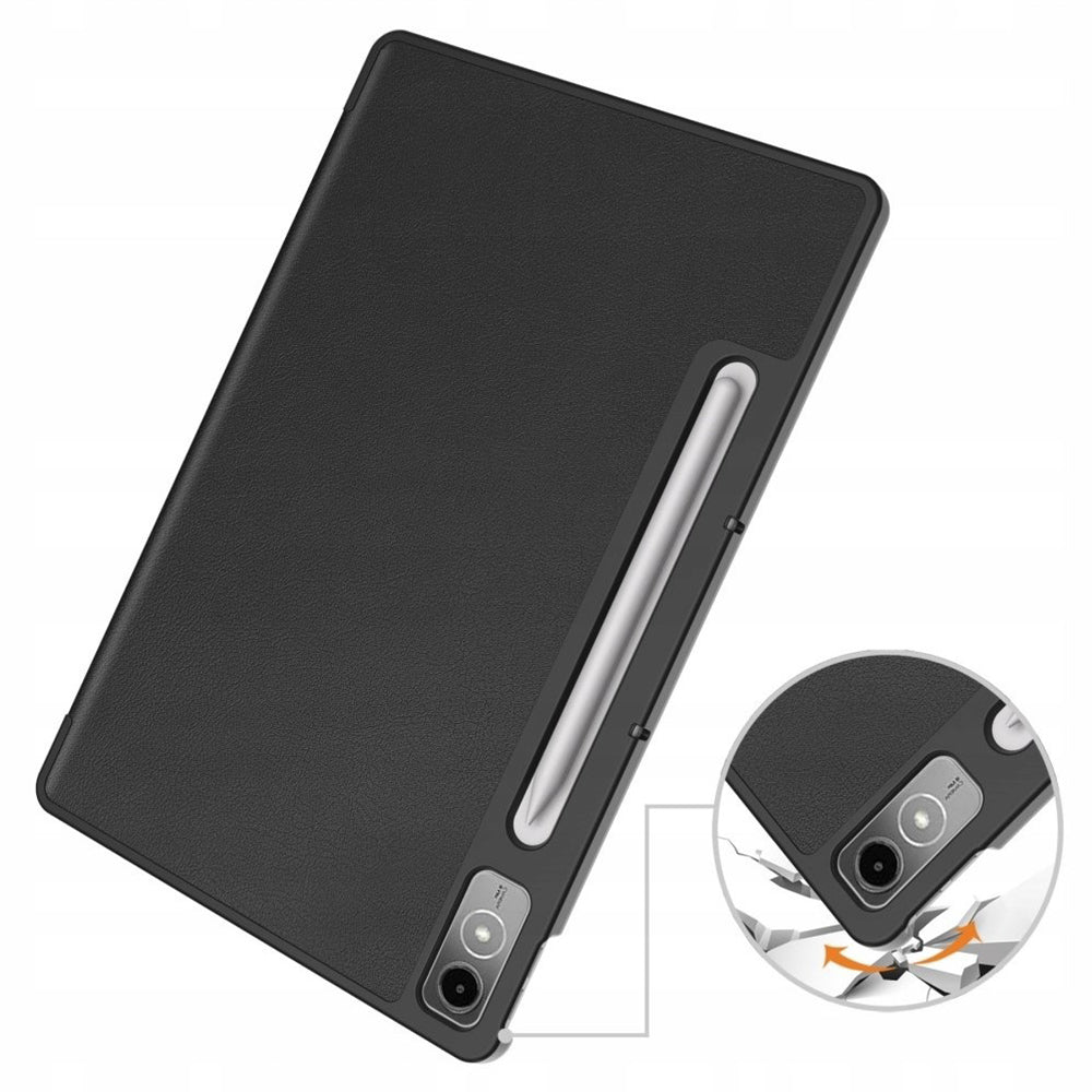 Husa pentru Lenovo Tab P12, Techsuit, FoldPro, Neagra