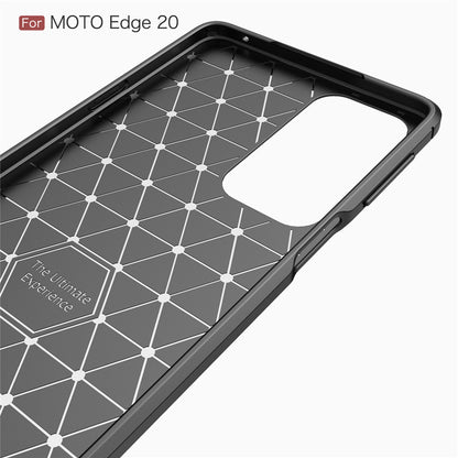 Husa pentru Motorola Edge 20, Techsuit, Carbon, Neagra