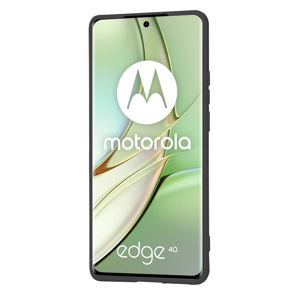 Husa pentru Motorola Edge (2023) / Edge 40, Techsuit, SoftFlex, Neagra