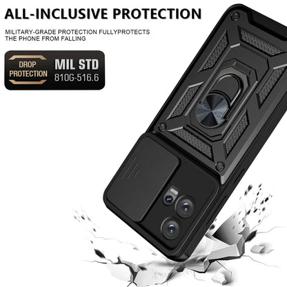 Husa pentru Motorola Edge 30 Fusion, Techsuit, CamShield, Neagra