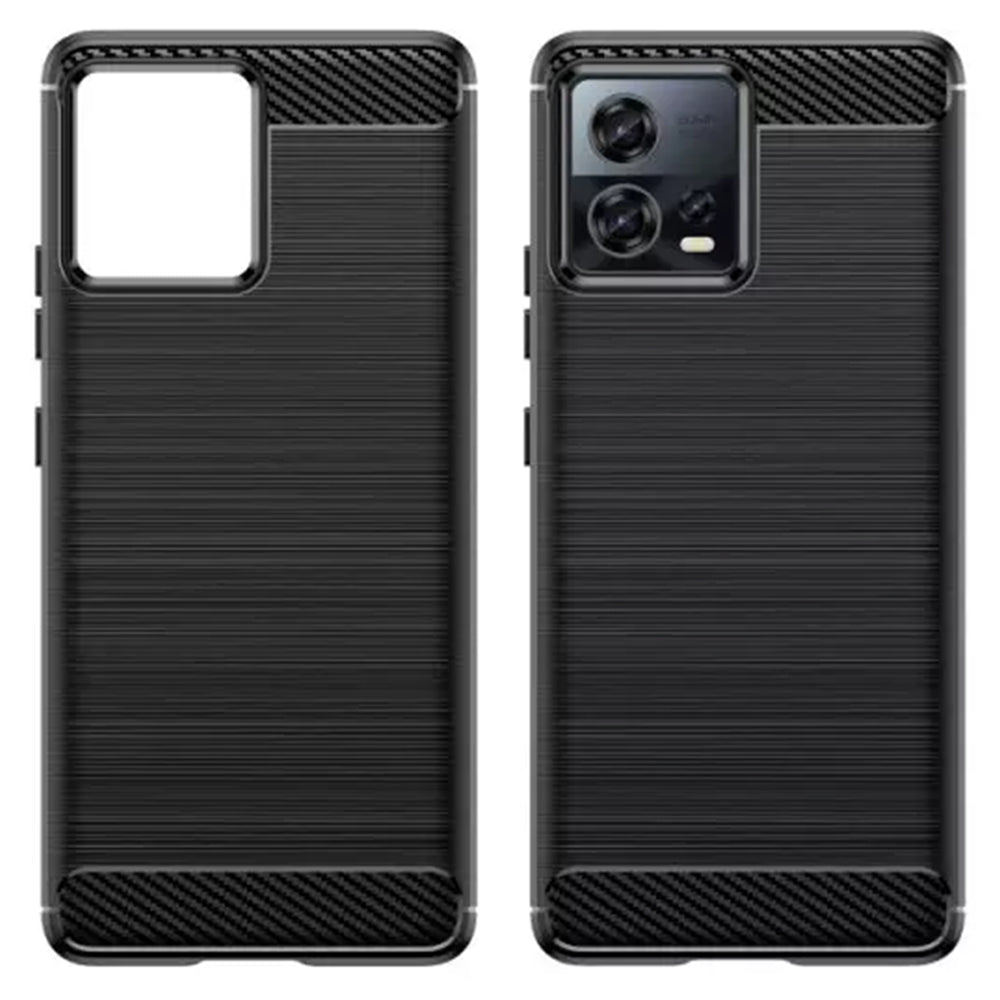 Husa pentru Motorola Edge 30 Fusion, Techsuit, Carbon, Neagra