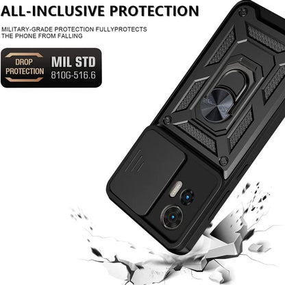 Husa pentru Motorola Edge 30 Neo, Techsuit, CamShield, Neagra