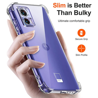 Husa pentru Motorola Edge 30 Neo, Techsuit, Shockproof Clear, Transparenta