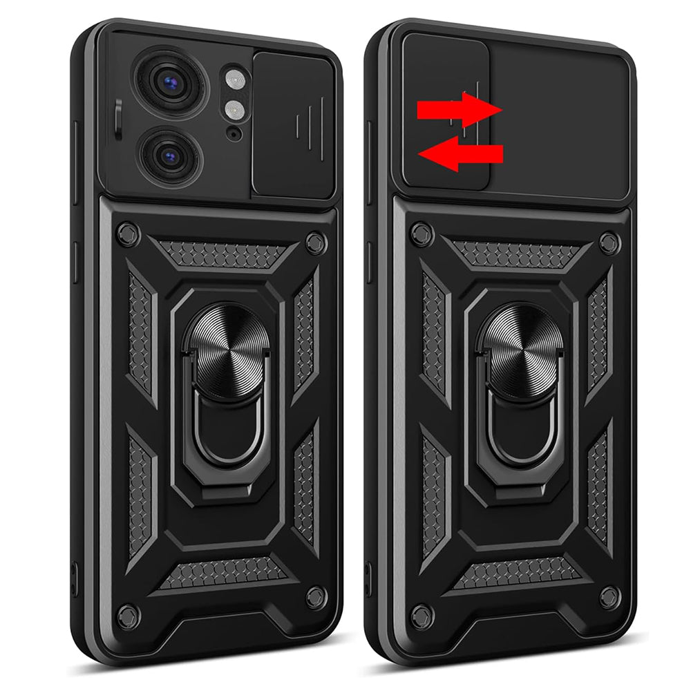 Husa pentru Motorola Edge 40, Techsuit, CamShield, Neagra