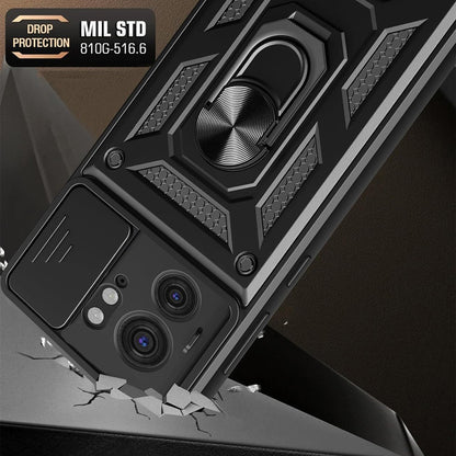 Husa pentru Motorola Edge 40, Techsuit, CamShield, Neagra