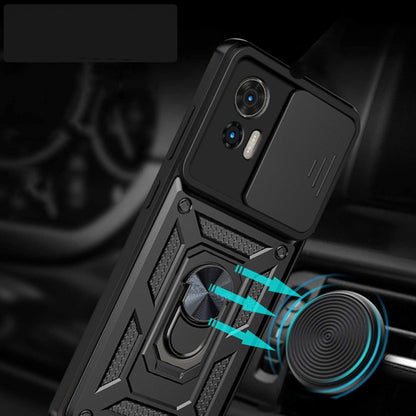 Husa pentru Motorola Edge 50 Fusion, Techsuit, CamShield, Neagra