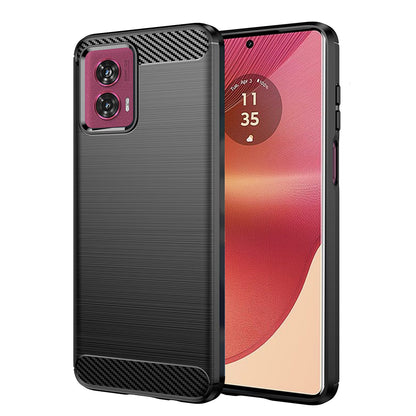 Husa pentru Motorola Edge 50 Fusion, Techsuit, Carbon, Neagra