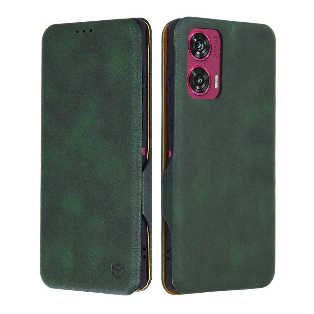 Husa pentru Motorola Edge 50 Fusion, Techsuit, Safe Wallet Plus, Verde
