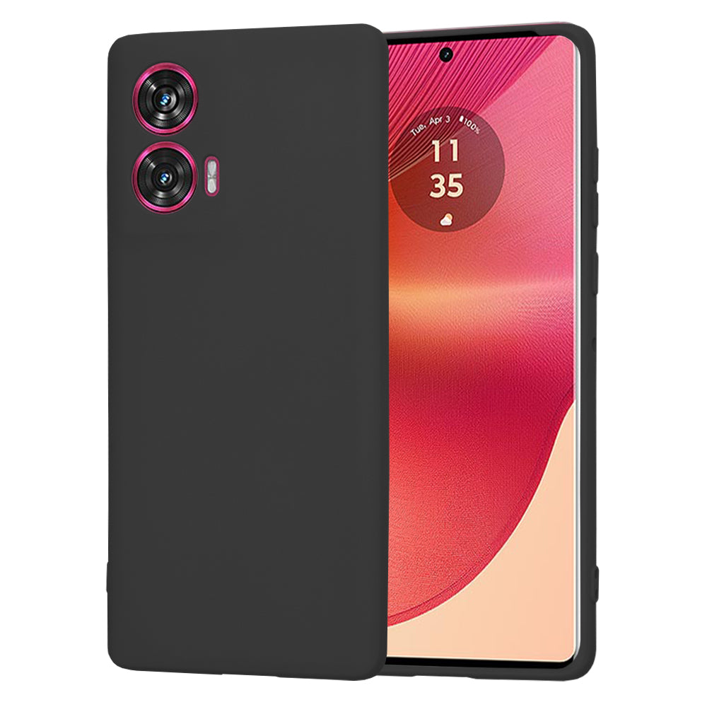 Husa pentru Motorola Edge 50 Fusion, Techsuit, SoftFlex, Neagra