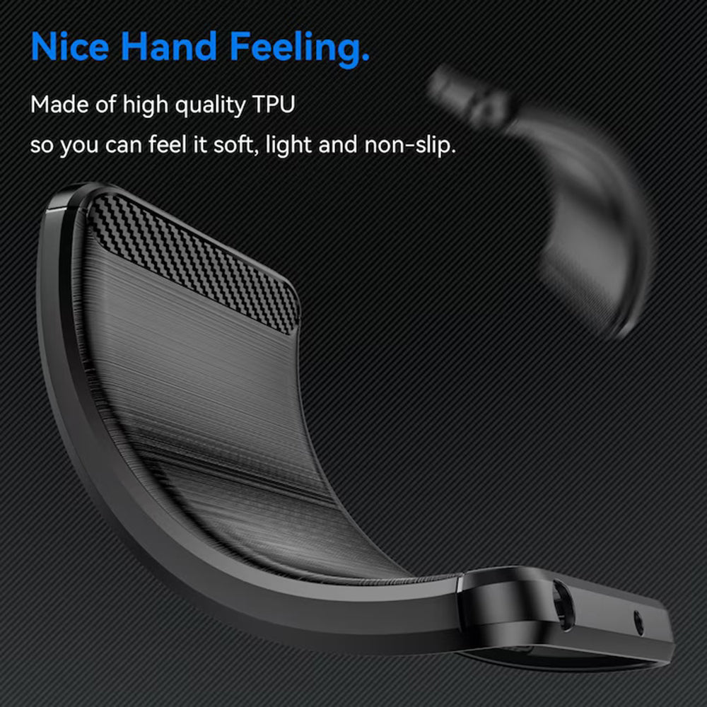 Husa pentru Motorola Edge 50 Neo, Techsuit, Carbon, Neagra