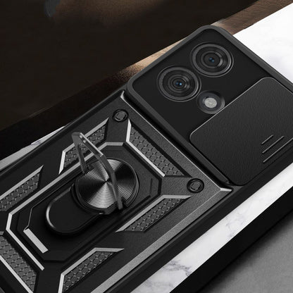 Husa pentru Motorola Edge 50 Ultra, Techsuit, CamShield, Neagra